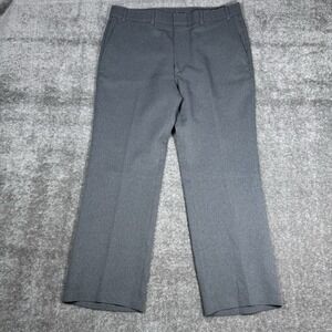Levi's‎ Action Slacks Men's 36x29 Gray Straight Leg Trousers Dress Pants Vintage